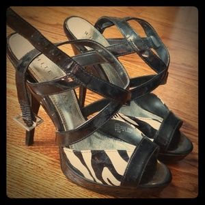 Black and Zebra BHWM Heels